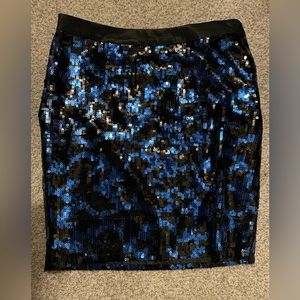 BCBG sequin pencil skirt